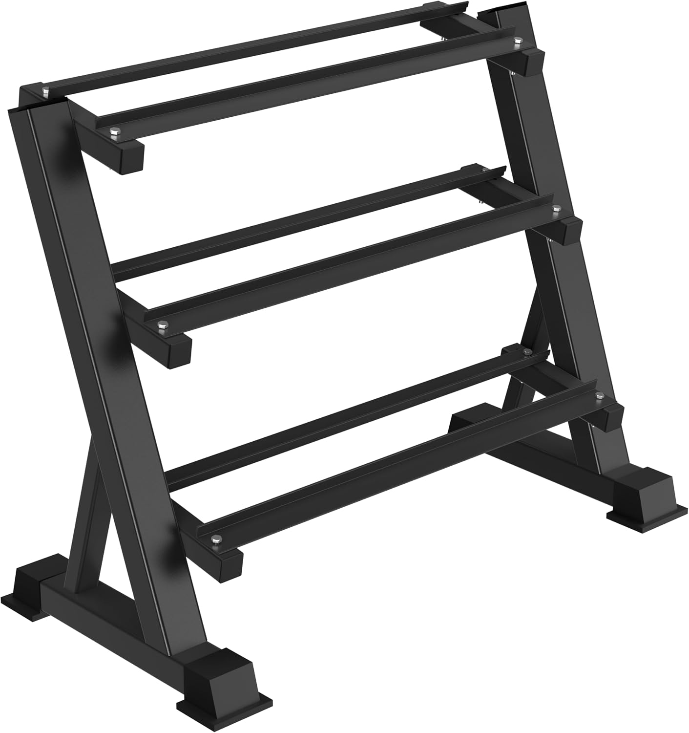 Heavy Equipment Training - Heavy Duty Three Tier Dumbbell Rack