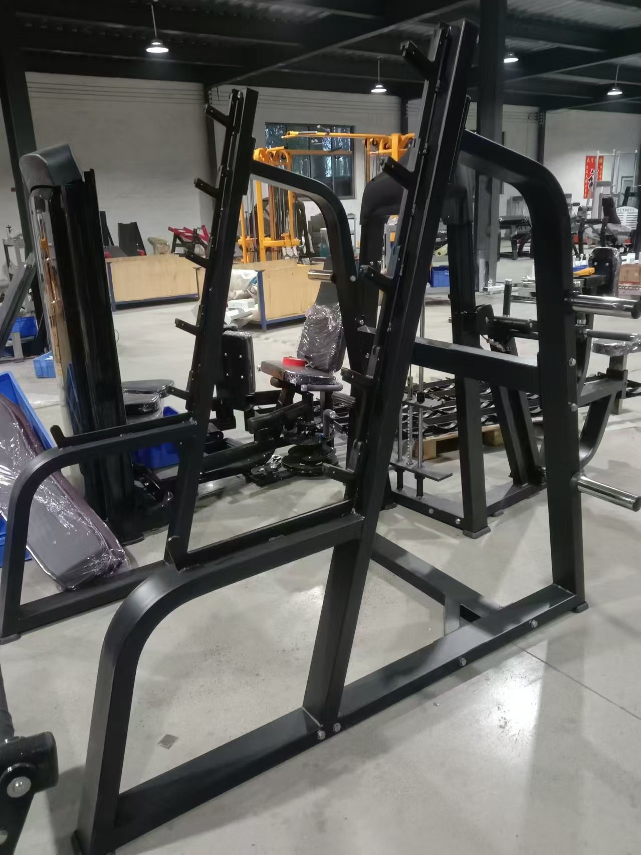 Heavy Equipment Training - Squat Rack Power Cage, Plate Loaded