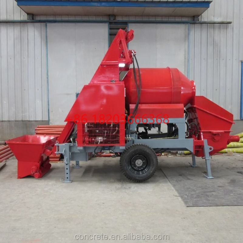 Concrete Mixer Machine - Customized Mobile Concrete Mixer With Pump