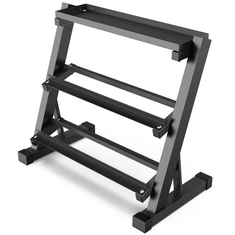 Heavy Equipment Training - 3-Tier Dumbbell Storage Rack 8pairs 10pairs