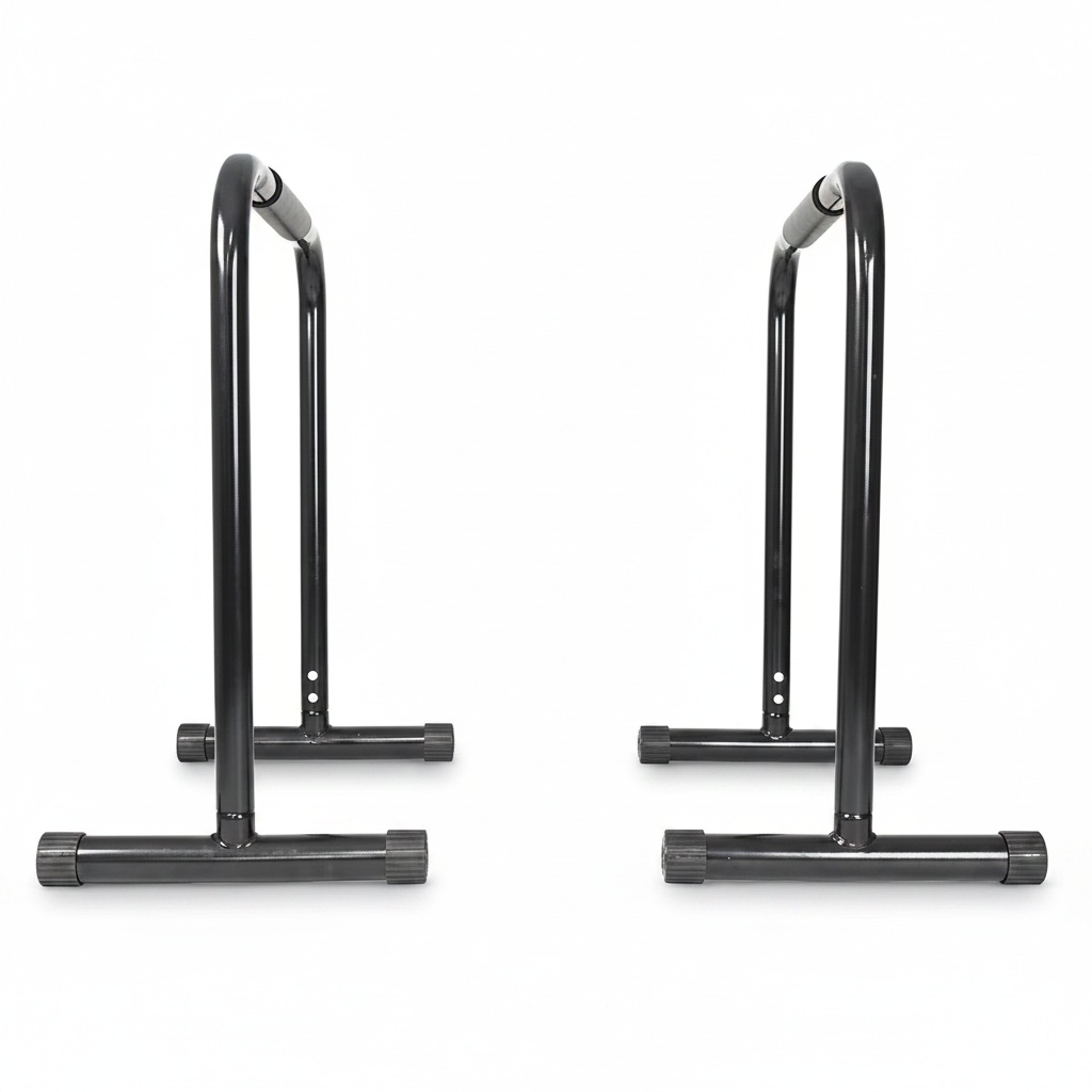Heavy Equipment Training - Steel Parallel Bar, 65x38x78cm Dip Station,
