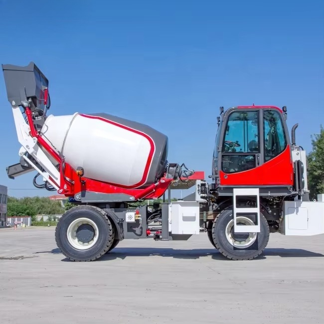 4WD Self Loading Concrete Mixe - Concrete Mixer Machine ulasan dan harga