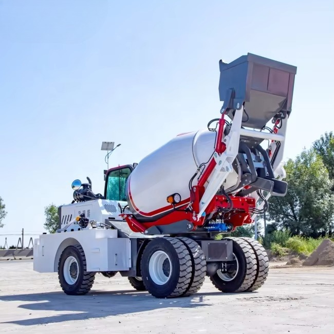 4WD Self Loading Concrete Mixe - Concrete Mixer Machine ulasan dan harga