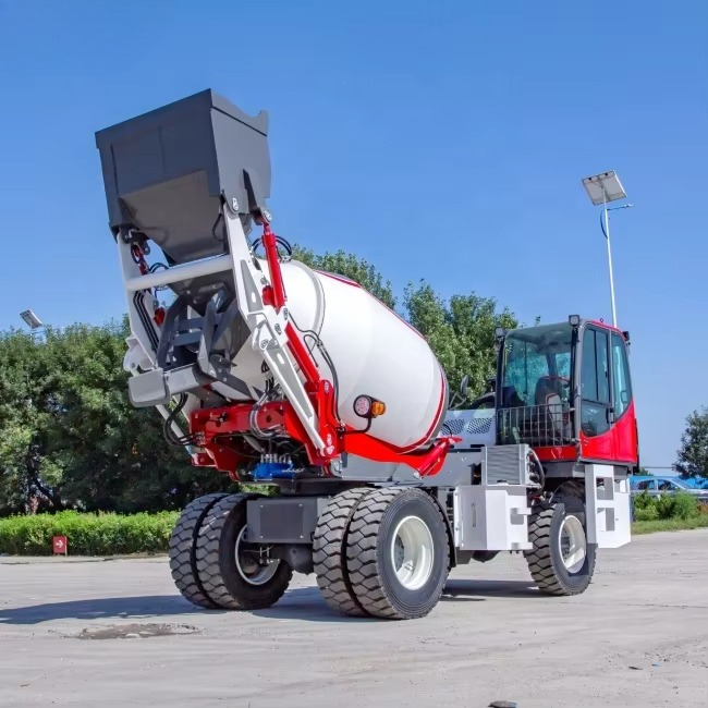 4WD Self Loading Concrete Mixe - Concrete Mixer Machine ulasan dan harga