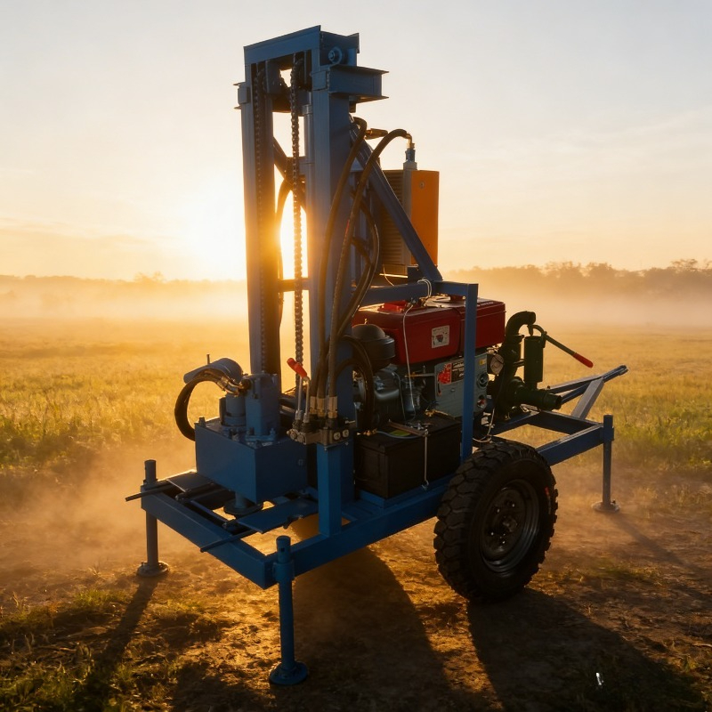 Industrial Grade Small Blue Di - Heavy Equipment Drilling Rig ulasan dan harga