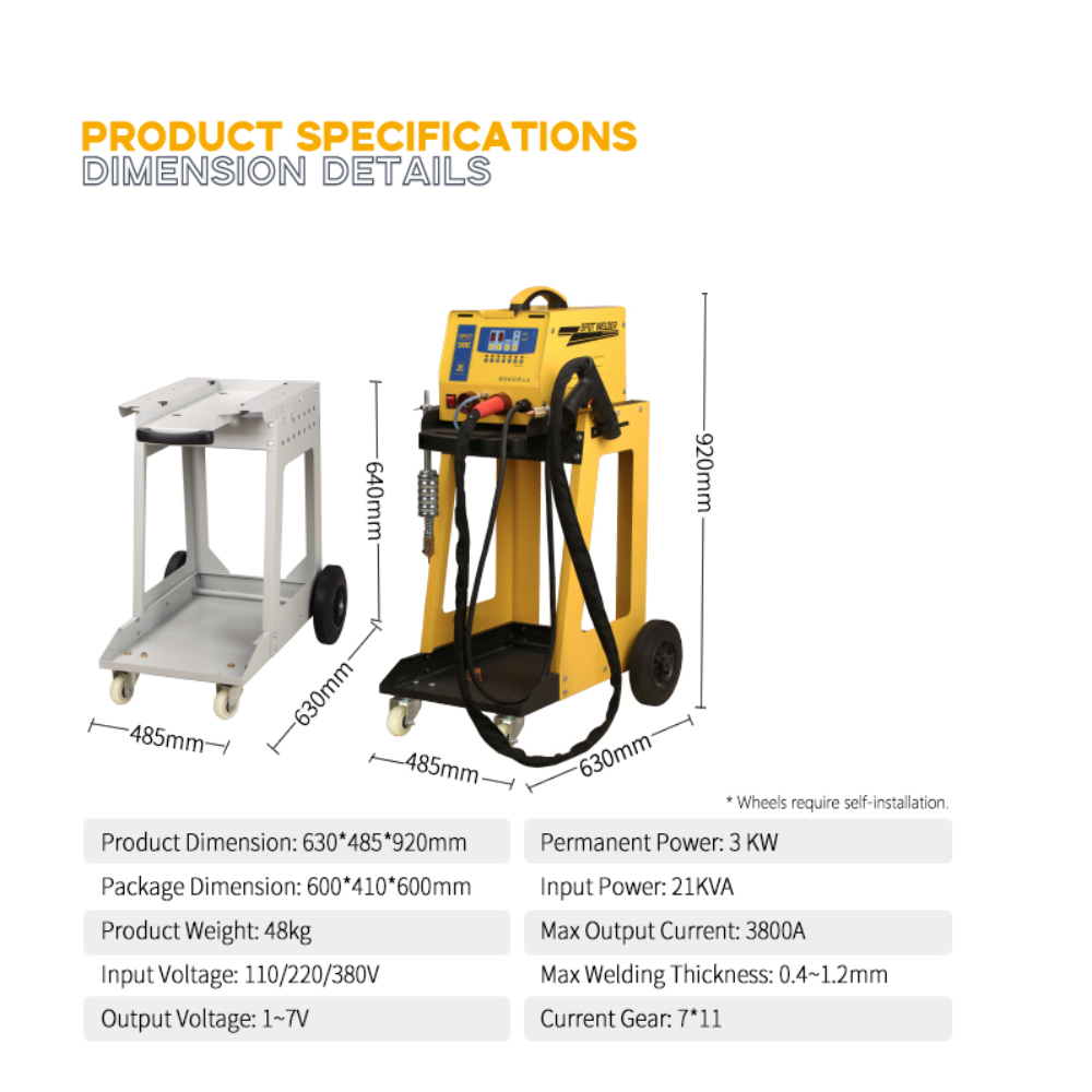 Heavy Duty Car Body Spot Welde - Heavy Equipment Welder ulasan dan harga