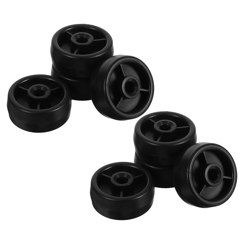 8pcs Plastic Roller Wheels Hea - Heavy Equipment Training ulasan dan harga