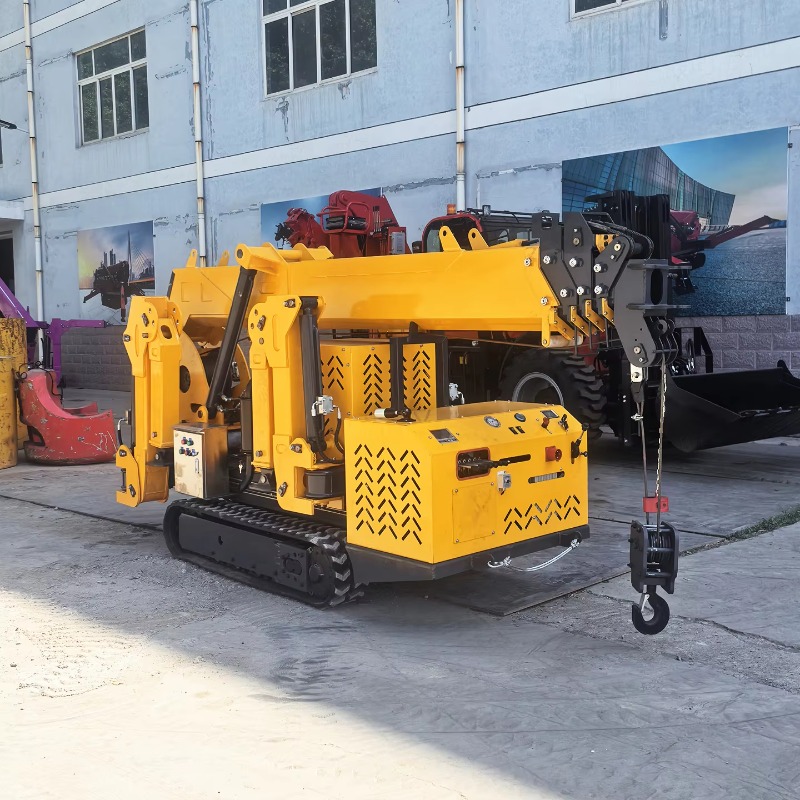 1.5 Ton Mini Spider Crane Dies - Compact Crawler Boom Lift ulasan dan harga