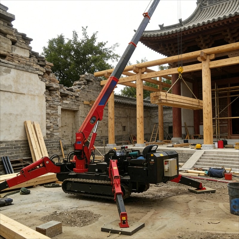 Customized 3 Ton Mini Spider C - Compact Crawler Boom Lift ulasan dan harga
