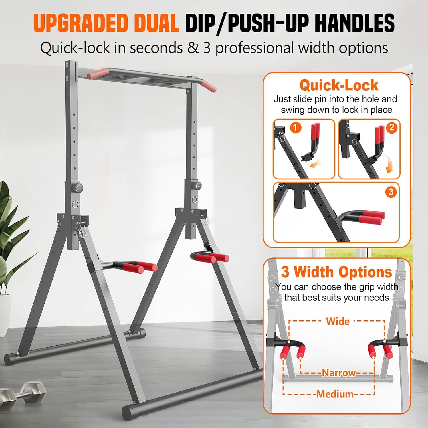 Foldable Power Tower Dip Stati - Heavy Equipment Training ulasan dan harga