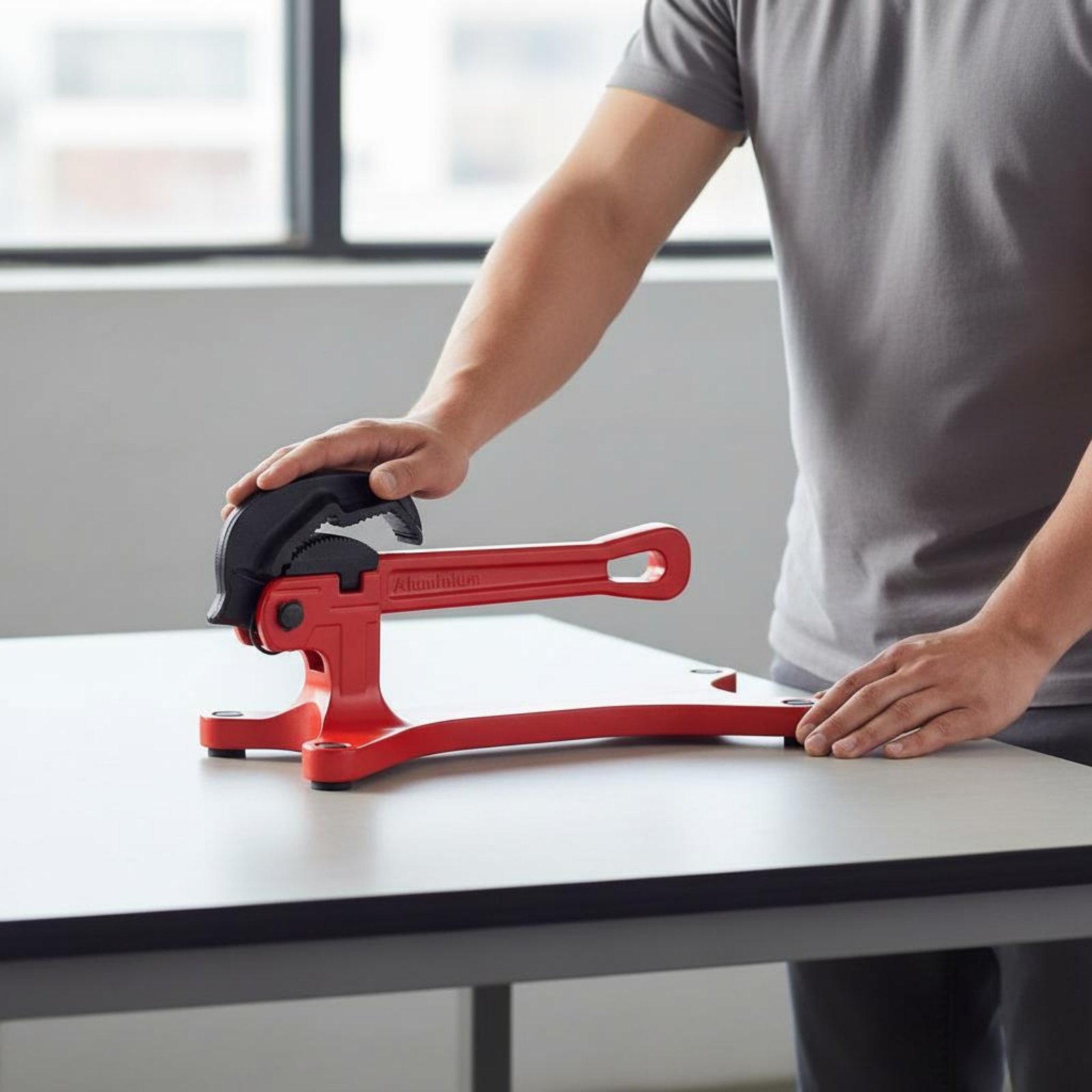 Self-Locking Pipe Wrench Porta - Heavy Equipment Bucket ulasan dan harga