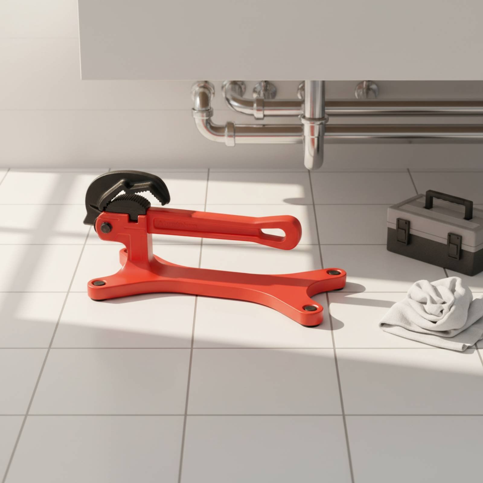 Self-Locking Pipe Wrench Porta - Heavy Equipment Bucket ulasan dan harga