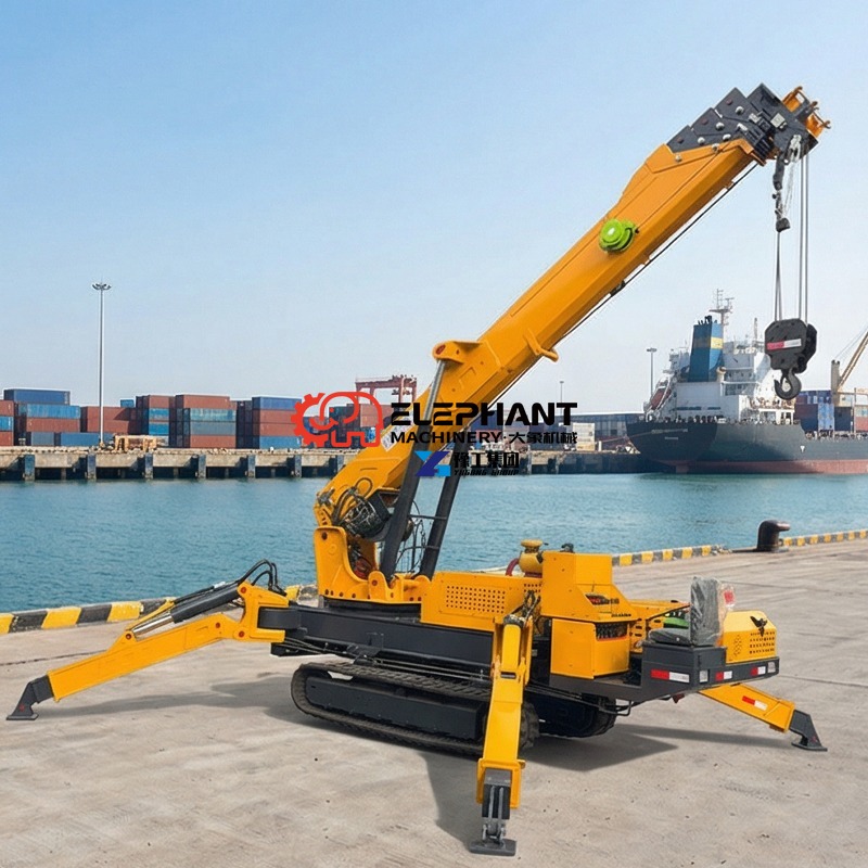 ISO Certified 5Ton 12Ton Mini  - Compact Crawler Boom Lift ulasan dan harga