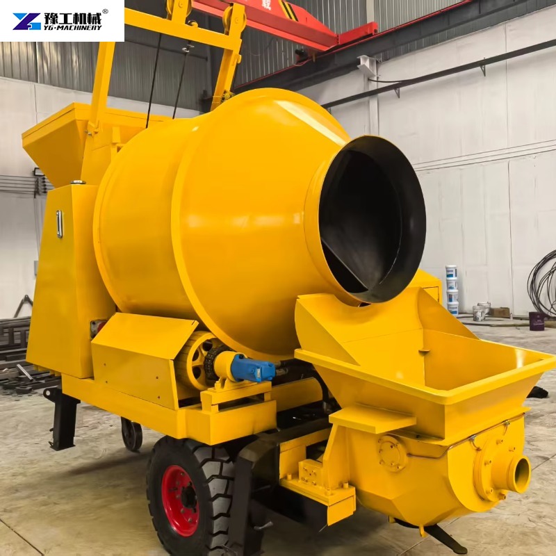 Trailer-mounted Concrete Mixer - Concrete Mixer Machine ulasan dan harga