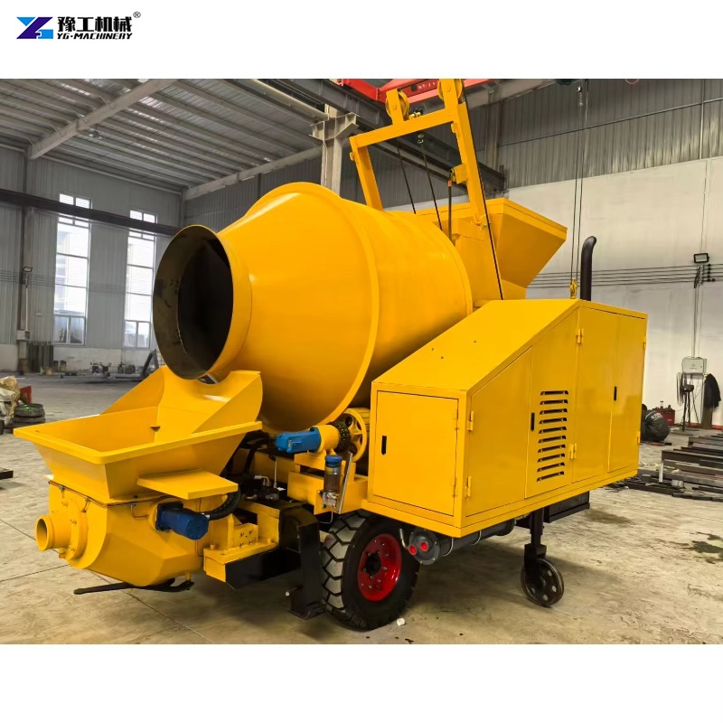 Trailer-mounted Concrete Mixer - Concrete Mixer Machine ulasan dan harga