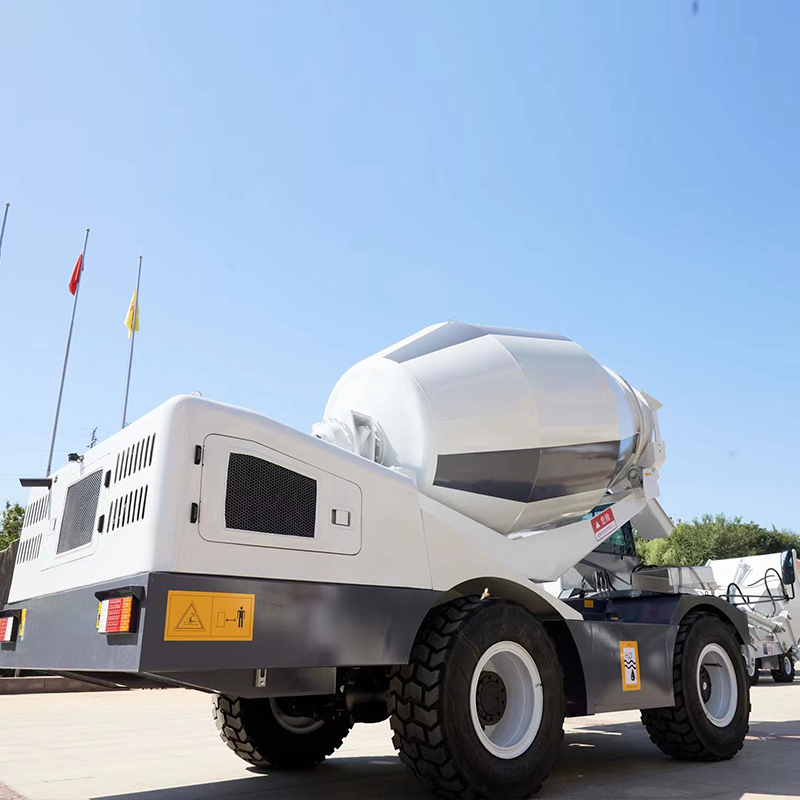 4-Wheel Drive Concrete Self-lo - Concrete Mixer Machine ulasan dan harga