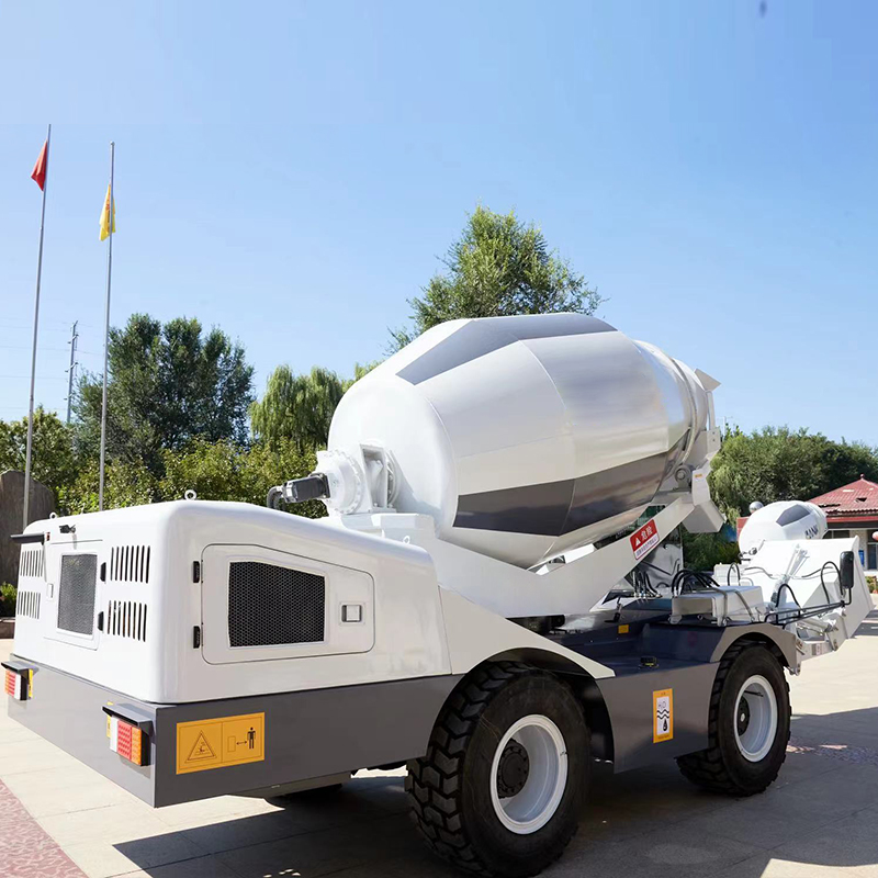 4-Wheel Drive Concrete Self-lo - Concrete Mixer Machine ulasan dan harga