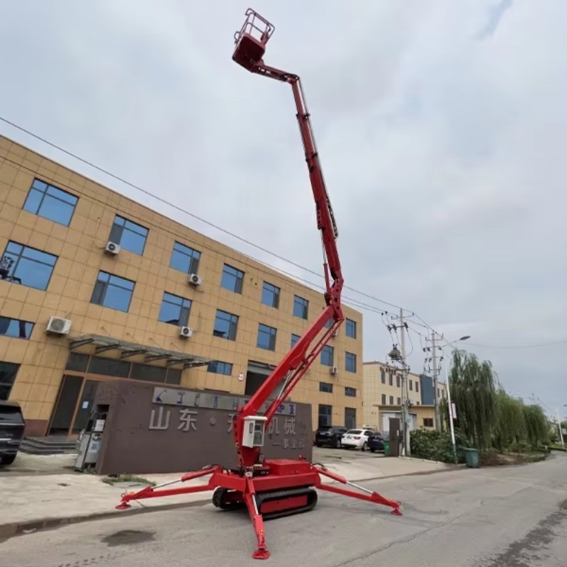 YG Customized 12m Briggs & Str - Compact Crawler Boom Lift ulasan dan harga