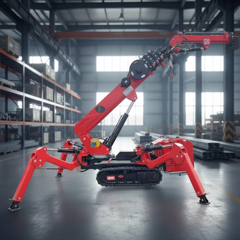6Ton Hydraulic Telescopic Spid - Compact Crawler Boom Lift ulasan dan harga