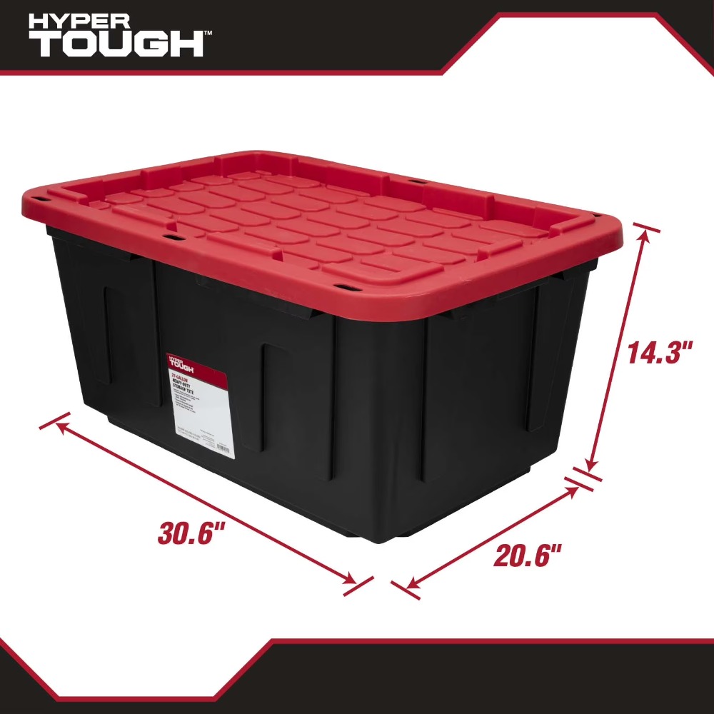 Large Storage Bin 27 Gallon He - Heavy Equipment Bucket ulasan dan harga