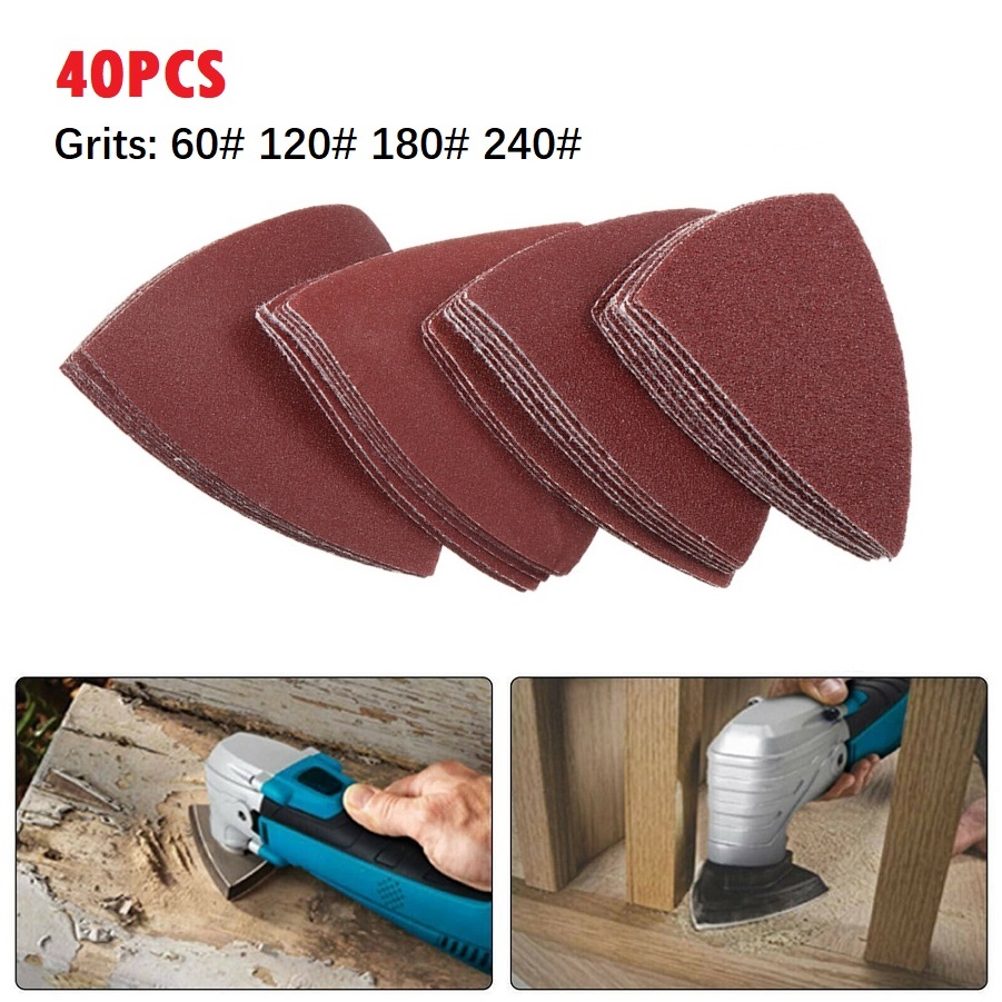 40pcs 80mm Aluminum Oxide Tria - Tools Heavy Equipment ulasan dan harga