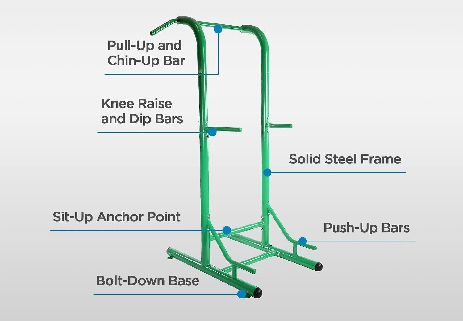 Free Standing Pull Up Bar Towe - Heavy Equipment Training ulasan dan harga