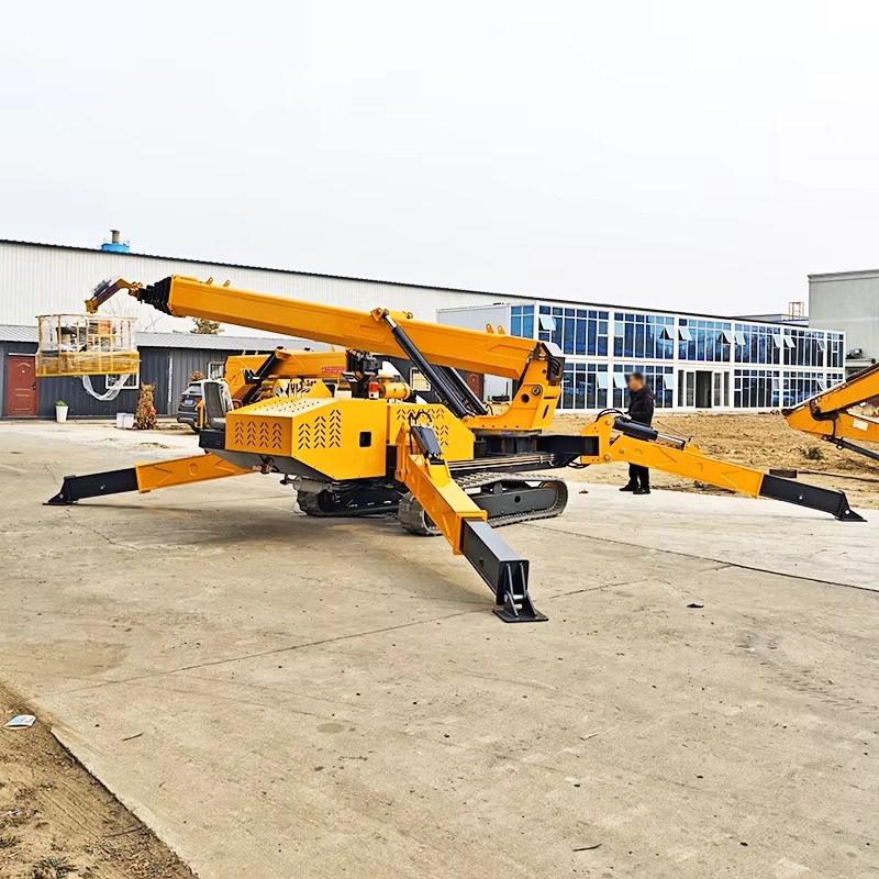 8Ton Heavy Lifting Spider Cran - Compact Crawler Boom Lift ulasan dan harga
