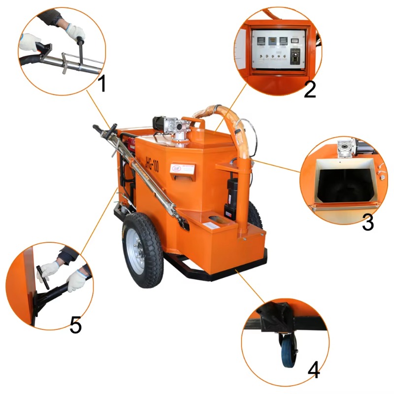 Quick Setup Crack Sealing Mach - Road Crack Sealing Machine ulasan dan harga