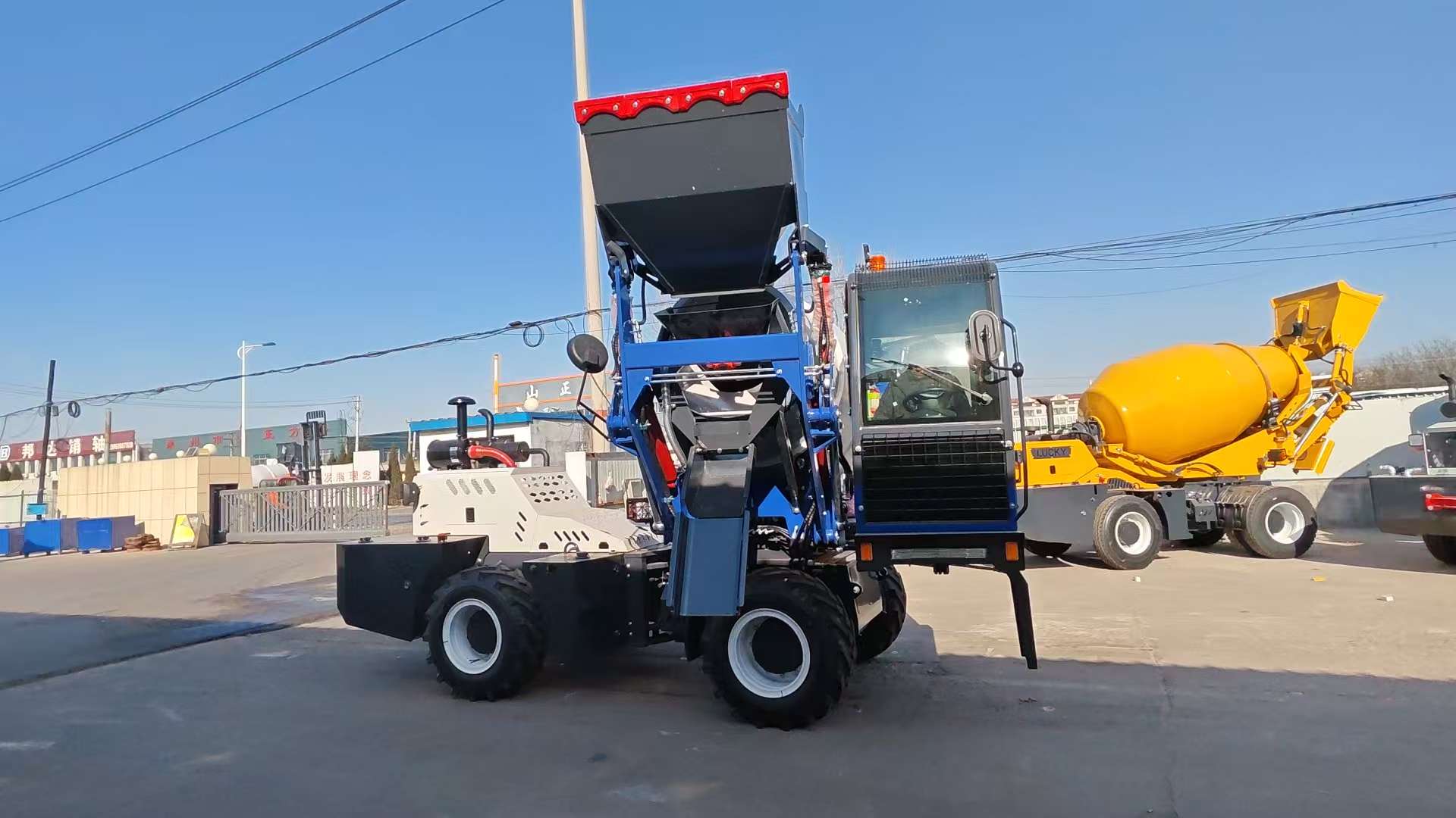 3.5m3 Self Loading Concrete Mi - Concrete Mixer Machine ulasan dan harga